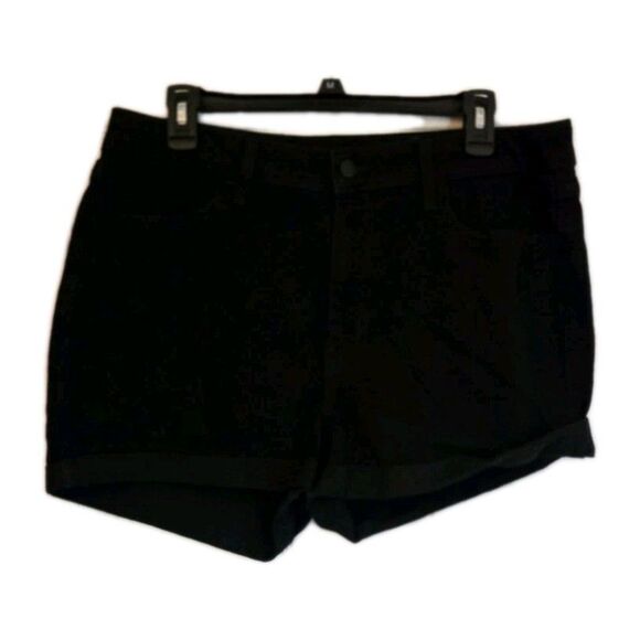 Old Navy Womens High Rise Wow HR Short Black Jack Jean Shorts Size 14 3" Plus Sz - Picture 11 of 12